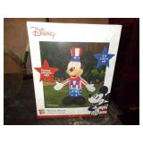 New patriotic Mickey Mouse Blowup Yard Art
