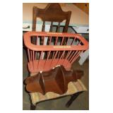 Old Chair, Corner Shelf & Mag Rack