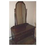 Antique Chest Of Drawers w/ Mirror