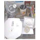 Vtg Cookie Cutters, Electric Cover, Tins, Pans+