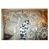 King Comforter- Blue & Grey