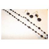 Black Cut Crystal Jewelry