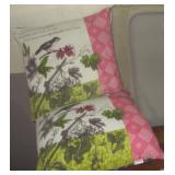 2 Outdoor Bird Pillows