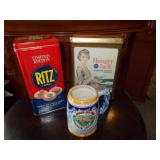 Vtg Ritz & Hungry Jack Tins, Ole Opry Mug