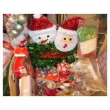 Sparkly Christmas Window Decor, Cards, Ribbon+