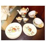 Vtg Mini Dogwood Tea Set -Japan