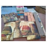 New Reed Room Shade, Plate & Wall Art, Books