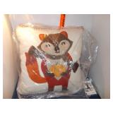 New Fall Fox Pillow
