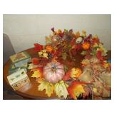 Fall Wreath, Salt & Pepper, Napkins