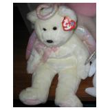 RARE Halo Angel Bear Beanie Babies