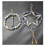 Victorian Glass Beaded Christmas ornaments