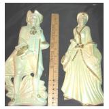 1964 Colonial Chalkware Couple Miller Studio