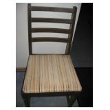 Vtg Smaller Wooden Ladder Back Chair