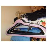 Bundle of Felt Covered Hangers