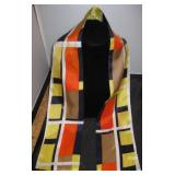 Mid Century Neck Geometric Scarf