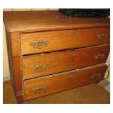 Antique Eastlake Dresser w/ Knapp Drawer Joints