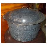 Large Speckled Blue Canning Pot