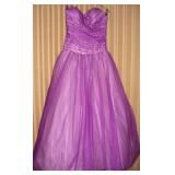 Beautiful Purple Princess Prom Dress
