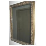 Heavy Ornate Gesso Framed Mirror