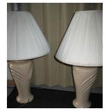 Matching Table Lamps- From Lauremans 30 yrs ago