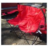 Like New Double Fold up Bag Chair