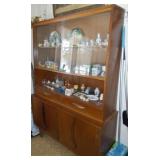 MCM Walnut Hutch China Cabinet- Danish Look