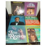 6 Vtg Albums- Christmas, Jim Reeves+