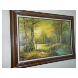 Oil Painting by G Whitman- Michigan Artist 1970
