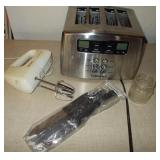 AtlasJar, Cuisinart Digit Toaster, Beater, Knives