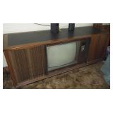Mid Century Vista Victrola Stereo Console Cabinet