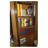 Wooden Book Shelf & Set of Wold Books+