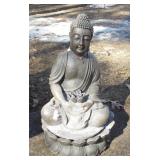 Plastic Budda Garden Water Fountain