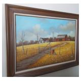 W. Otto Country Farm Oil Painting