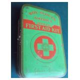 Vtg Boy Scout Metal First Aid Kit Belt Tin