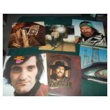 6 Vtg Country Vinyl Albums- Willie, Waylon+