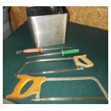 Knife Sharpeners, Hack Saws & Stainless Bin