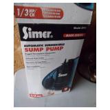 1/3 HP Sump Pump