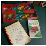 Retro Patio Lights & Camping Cook Books