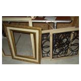 Vtg Gold Gesso Frames & Decor