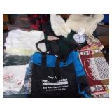 Vtg Alarm Clock, Irish Sweater, Fur, Baby Hat+