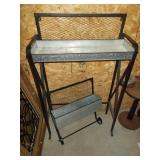 Galvanized Metal & Chicken Wire Planters