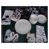 Mickey Mouse Towels, Hot Pads & 4 Pc dish Set