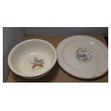 Vtg Tom Pipers Son & Jack Horner Dish Set