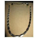 Antique Rhinestone Choker Necklace
