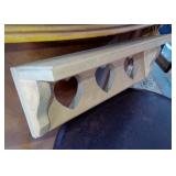 Gramma Decor Heart Wood Shelf