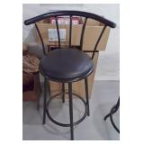 Blk Swivel Stool
