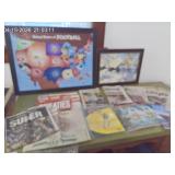 Packer Featured News Papers, Framed NFL Puzzle+