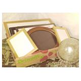 Lighted Glass Ball & Frames