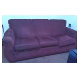 Sleeper Pullout Couch- Wine /Burgundy Color