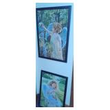 2 Framed Angel Puzzles